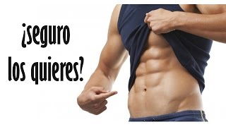 ¿seguro quieres abdominales marcados la realidad [upl. by Elrod]