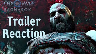 THIS GAME IS ABOUT TO BE LITTTT  God of War Ragnorök Trailer Reaction [upl. by Akers929]