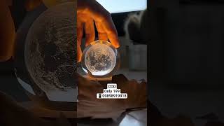 Crystal ball night lamp light gift crystaldiamondlamp kalol gujaratonlinemarket [upl. by Rochus]