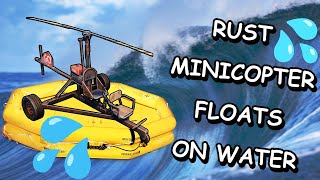 Rust Minicopter Floats on Water [upl. by Asreht]