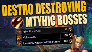 Loving Destro in Mythic Raiding  Destruction Warlock  Amirdrassil  WoW Dragonflight 102 [upl. by Raymund]