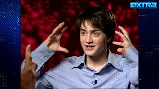 Harry Potter Daniel Radcliffe REACTS to Fame in 2002 Interview Clip [upl. by Sydel355]