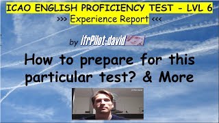 ICAO ENGLISH TEST Level 6 ILPT  Report [upl. by Cyn]