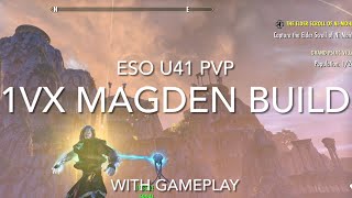 ESO U41 Magden PVP Build with gameplay [upl. by Cristabel]