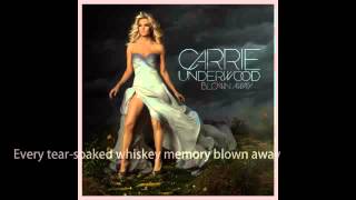 Blown Away Carrie Underwood Karaoke for maleKey Em with Lyricinstrumental [upl. by Annawot]