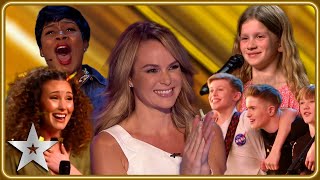 Amanda Holdens Golden Buzzer Moments  Auditions  Britains Got Talent [upl. by Virgie]