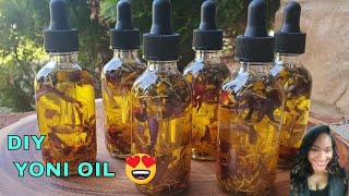 How To Make DIY The Best Yoni Oil [upl. by Ardnasela198]