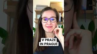 How to pronounce V PRAZE IN PRAGUE in Czech shorts [upl. by Courcy]