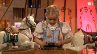 Nicolas Senn Hammered Dulcimer Duet With 8 Year Old Alessia 2010 [upl. by Llennahs626]