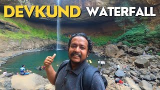 Devkund Waterfall  Devkund Trek  The most beautiful trek of Maharashtra  Post monsoon Jungle trek [upl. by Atoked]