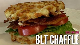 BLT Chaffle Sandwich  Keto Recipe  Sue Hall [upl. by Lisette]