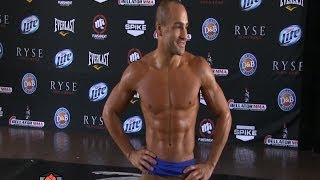 Michael Chandler vs Eddie Alvarez 2 Alvarez shows crazy speed at media workout [upl. by Euf]