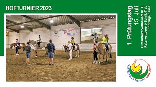 8 Hofturnier 2023  1 Turniertag  Reiten lernen  Reitturnier [upl. by Ativahs]