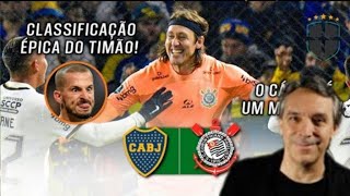 OSCAR ULISSES Boca Juniors 0x0 Corinthians GloboCBN classificação nos pênaltis do Corinthians 2022 [upl. by Tenner]