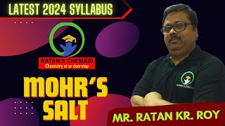 MOHRS SALT  PRACTICAL INORGANIC CHEMISTRY  For IITJEENEET  BY MR RATAN KR ROY [upl. by Busch]