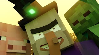 Annoying Villagers 6  Original Minecraft Animation by MrFudgeMonkeyz [upl. by Anaic165]