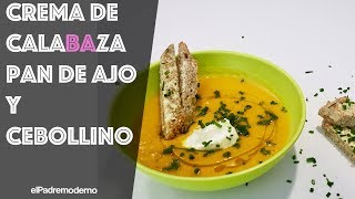 CREMA de CALABAZA Fácil  Recetas saludables [upl. by Neerual636]