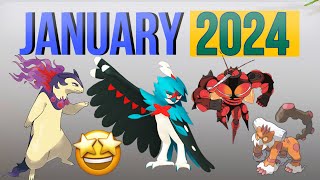 January 2024😍 Pokemon GO Events Legendary Raids🔥 Spotlight Hour🥳 and More [upl. by Airitak]