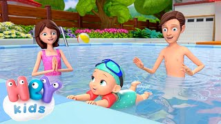 Lerne schwimmen wie ein kleiner Fisch 🏊‍♂️  Bildungslied für Kinder  HeyKids Kinderlieder TV [upl. by Eednar]