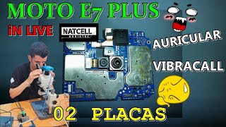 2 MOTO E7 PLUS XT2081  NÃO FUNCIONA VIBRACALLAURICULAR  iN LIVE NATCELL [upl. by Nal]