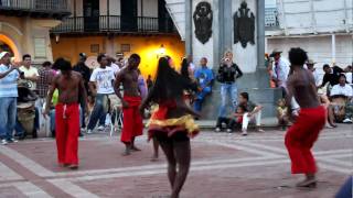 Afro Latino Dancing in Cartagena Colombia [upl. by Nnaillek]