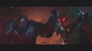 Atriox vs Red Team Spartans amp Master Chief Halo Wars 2 amp Halo Infinite [upl. by Innavoeg837]