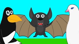 Aesops Fables The Birds the Beasts and the Bat  HooplaKidz [upl. by Nonie]