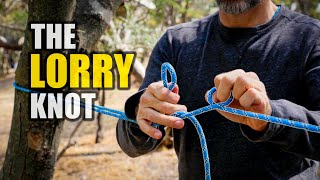 Lorry Knot  How to Tie a Trucker’s Hitch [upl. by Ladnor130]