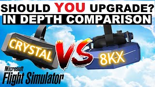 PIMAX CRYSTAL vs PIMAX 8KX  A Worthy UPGRADE Lets DISCUSS Microsoft Flight Simulator [upl. by Mercier]