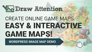 Game Map Interactive Image for WordPress  DampD Image Maps WP  Interactive Game Maps [upl. by Nickie]