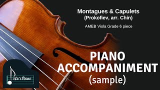 Montagues amp Capulets Prokofiev arr Chin  Piano Accompaniment sample [upl. by Yelmene]