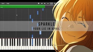 Your Lie In April OST  Wacci  Kirameki Piano Tutorial [upl. by Cairistiona]