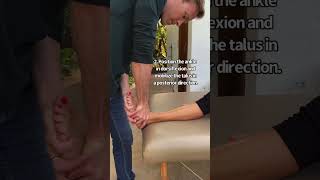 Ankle Dorsiflexion Mobilization [upl. by Zorine676]