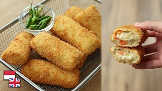 Garing Lembut Lumer Di Mulut Resep RISOLES RAGOUT AYAM [upl. by Fabiola]