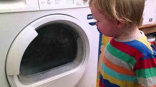 Tumble dryer monster eats baby blanket [upl. by Pruchno]