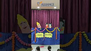 Dussehra Puppet Show  Kindergarten  Alliance International School [upl. by Yankee56]