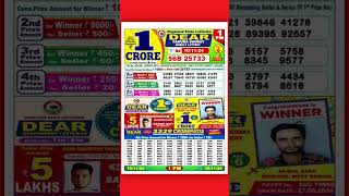 Dear Lottery Result Today 1 PM  10 Nov 2024 [upl. by Eneres802]