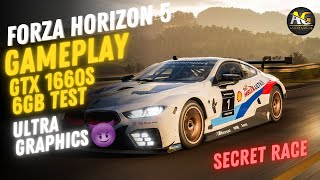 FORZA HORIZON 5 TEST 1660S WITH ULTRA GRAPHICS  RACING CAR GAMEPLAY [upl. by Anelehs]