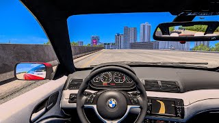 Driving from Miami to New York City on BMW M3 E46  American Truck Simulator Gameplay [upl. by Donella]