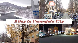 short trip to yamagata city yamagata university kojirakawa campus  mini haul [upl. by Einneg]