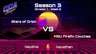 Div 1 Stars of Orion vs MSU Firefin Couches  CCA League S3 W6 [upl. by Bigot]