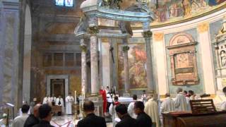 Mozarabic Mass in Rome  4 Pater Noster [upl. by Tap780]