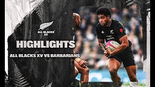 HIGHLIGHTS All Blacks XV v Barbarians Tottenham Hotspur Stadium [upl. by Helbonna385]