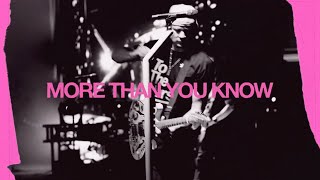 blink182  MORE THAN YOU KNOW Official Lyric Video [upl. by Erdah]