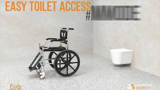 FridoGo Feature of The Ultimate Portable Shower and Commode Chair [upl. by Donegan]