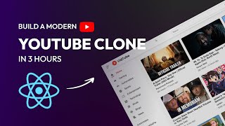 Create YouTube Clone Using React JS  Build Complete Website Like YouTube In React JS 2024 [upl. by Adnilab]