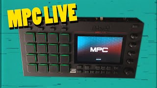 Sample based beat making 🔥🎹 MPC Live Unboxing 📦 [upl. by Fotzsyzrk]