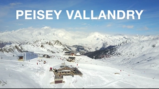 Skiing in PeiseyVallandry Pt 1  DJI Mavic Pro [upl. by Hadik]