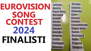 Eurovision Song Contest 2024  Finalisti [upl. by Olnee]