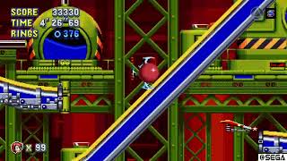 Sonic Mania  Chemical Plant Act 2 Mighty Ring Attack  515 Rings [upl. by Eph]